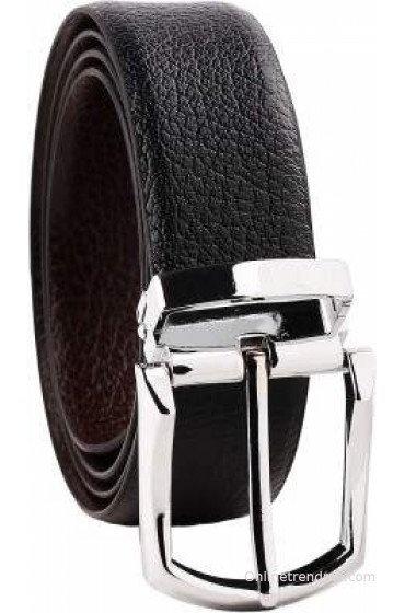 B&W Men Formal, Evening, Party Black, Brown Genuine Leather Reversible Belt(Black, Brown)